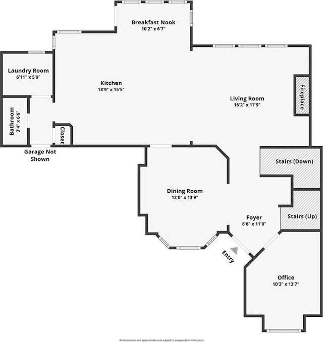 4904 W 162nd St, Overland Park, KS 66085 - floor plan / room layout