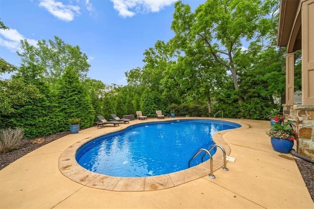 11121 S Whitetail Ln, Olathe, KS 66061 - swimming pool with a patio area
