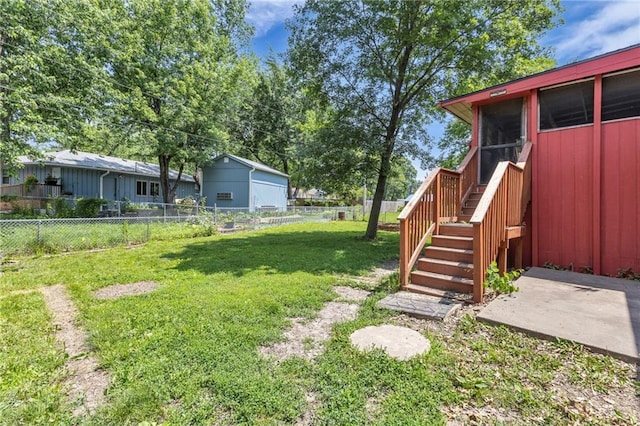 531 S Oak St, Gardner, KS 66030 - view of yard featuring stairway
