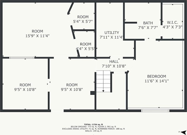 531 S Oak St, Gardner, KS 66030 - floor plan / room layout