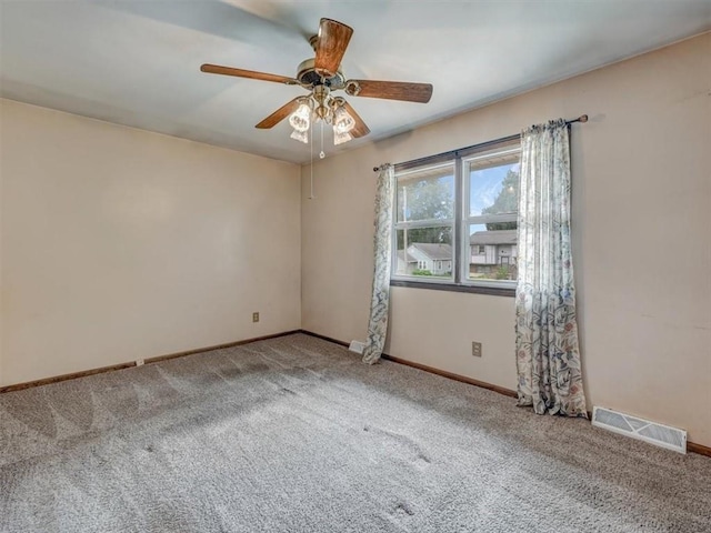 610 Morgan St, Lansing, KS 66043 - carpeted empty room featuring ceiling fan and baseboards