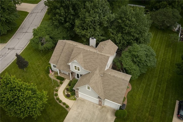 1404 NE Piedmont Dr, Lees Summit, MO 64064 - aerial view of property and surrounding area