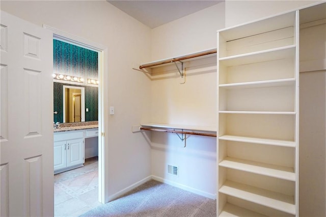 1404 NE Piedmont Dr, Lees Summit, MO 64064 - walk in closet with light carpet