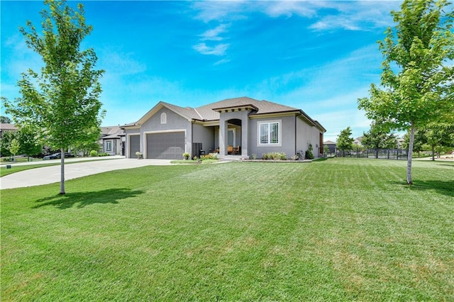 16394 S Loiret St, Olathe, KS 66062 - single story home featuring an attached garage, driveway, and stucco siding
