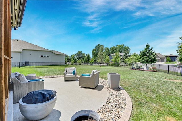 16394 S Loiret St, Olathe, KS 66062 - fenced backyard with a patio area