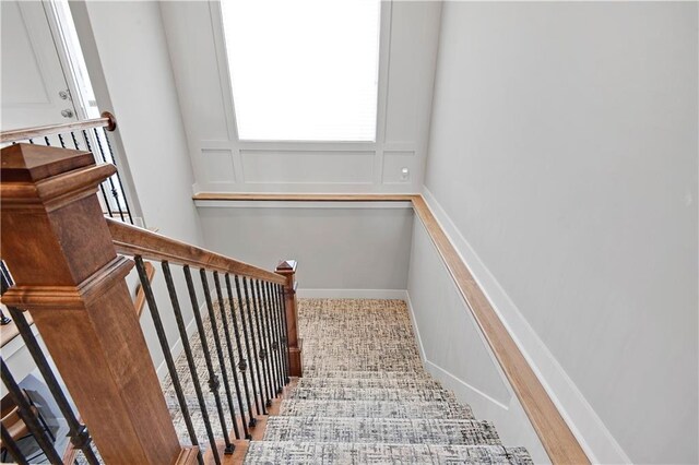 16394 S Loiret St, Olathe, KS 66062 - stairway with baseboards