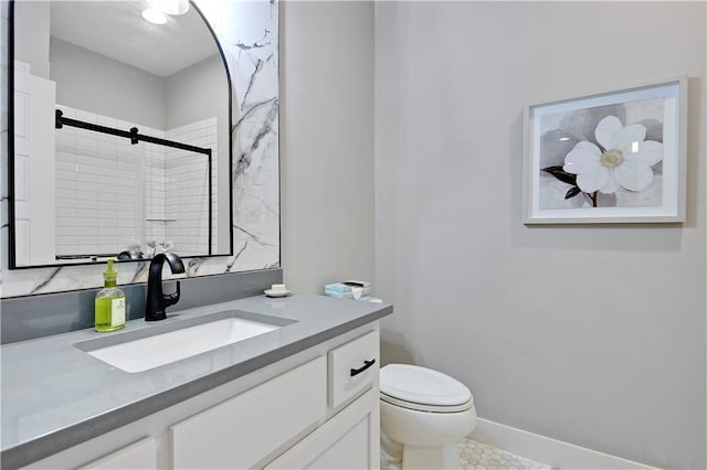 16394 S Loiret St, Olathe, KS 66062 - full bathroom with vanity and a tile shower