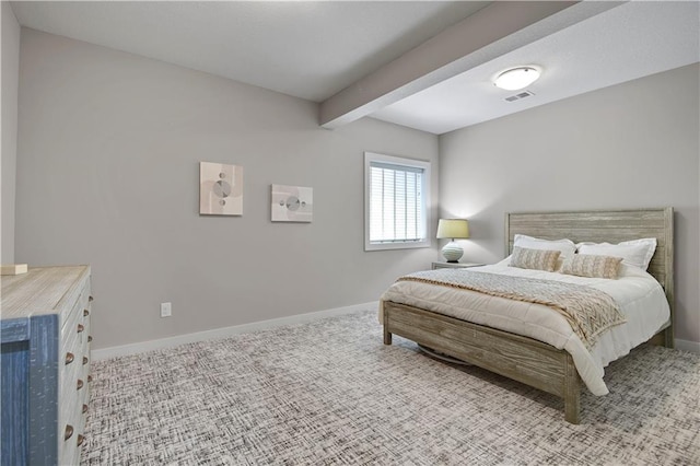 16394 S Loiret St, Olathe, KS 66062 - bedroom featuring beam ceiling and carpet