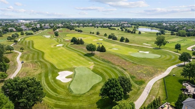 14005 Dearborn St, Overland Park, KS 66223 - drone / aerial view of a nearby body of water and a golf course