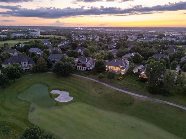 14005 Dearborn St, Overland Park, KS 66223 - aerial view of property and surrounding area with nearby suburban area and a local golf course