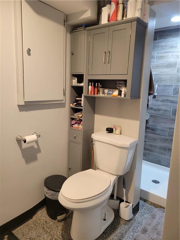 8218 W 87th St, Overland Park, KS 66212 - full bath featuring a stall shower and toilet