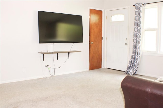 3801 N Osage St, Independence, MO 64050 - foyer with carpet floors