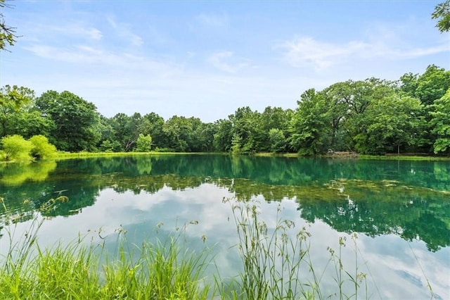 26725 S Bennett Rd, Freeman, MO 64746 - water view with a forest