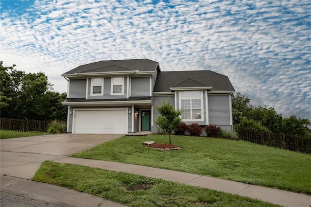 7132 Woodstock St, Shawnee, KS 66218 - traditional home featuring driveway and an attached garage