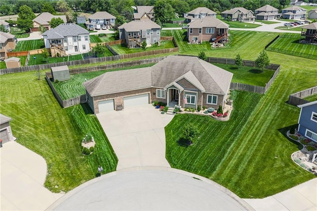 14165 Ashbury Ct, Basehor, KS 66007 - aerial view of residential area