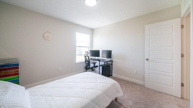 13333 W 180th St, Overland Park, KS 66013 - bedroom featuring carpet floors, baseboards, and a textured ceiling