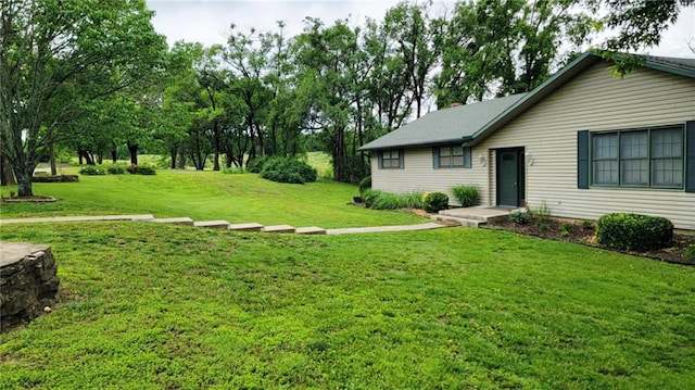 1045 Yale Rd, Mapleton, KS 66754 - view of green lawn