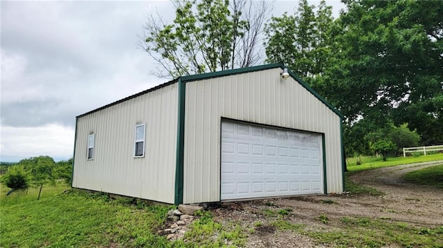 1045 Yale Rd, Mapleton, KS 66754 - view of detached garage