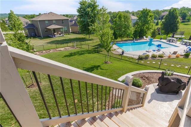 21222 W 46th Ter, Shawnee, KS 66218 - view of swimming pool featuring a patio