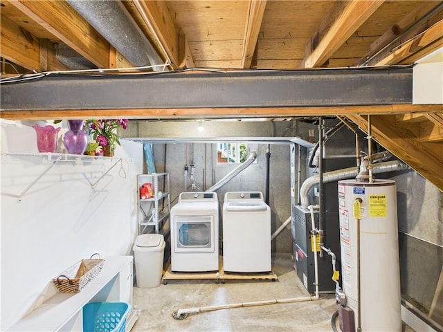 8101 E 133rd Ter, Grandview, MO 64030 - below grade area with gas water heater and washer and dryer