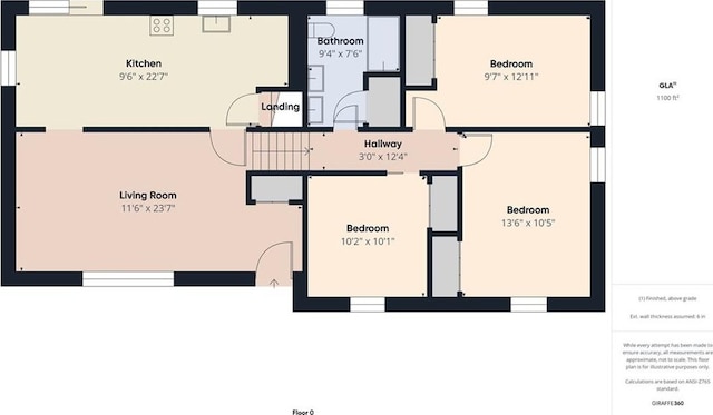 8101 E 133rd Ter, Grandview, MO 64030 - property floor plan