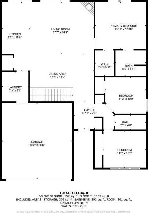 16910 Juniper Dr, Basehor, KS 66007 - view of floor plan / room layout