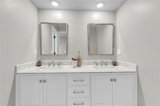 10124 Halsey St, Lenexa, KS 66215 - full bathroom with double vanity