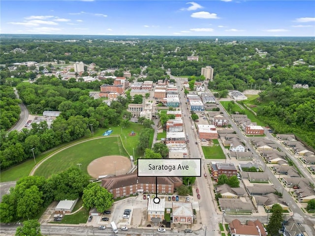 106 Saratoga St, Excelsior Springs, MO 64024 - aerial view of property's location
