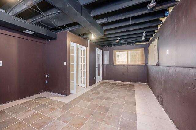 12655 S Clinton St, Olathe, KS 66061 - basement with tile patterned floors