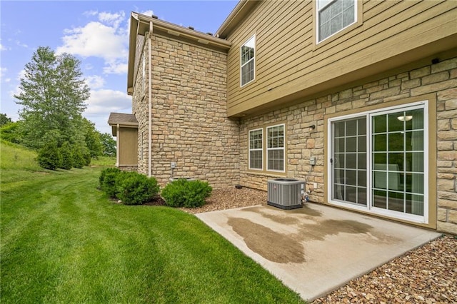 16059 Fontana St Unit 204, Overland Park, KS 66085 - view of patio / terrace with central AC unit