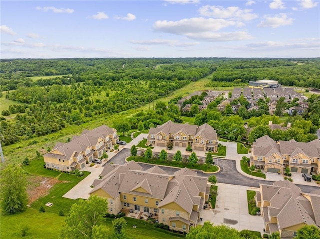16059 Fontana St Unit 204, Overland Park, KS 66085 - aerial view of residential area with a forest