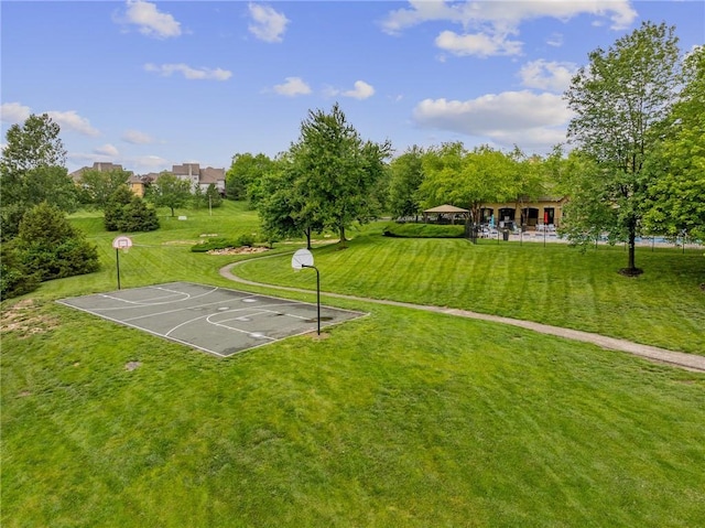 16059 Fontana St Unit 204, Overland Park, KS 66085 - view of property's community featuring community basketball court and a lawn