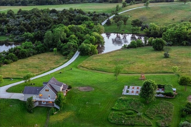2640 Union Rd, Lawrence, KS 66044 - aerial view of property's location with a large body of water