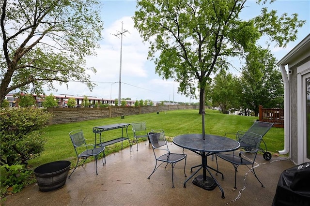404 NE 96th Ter, Kansas City, MO 64155 - view of patio / terrace featuring grilling area and outdoor dining space