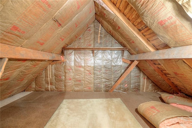324 N Persimmon Dr, Olathe, KS 66061 - view of unfinished attic