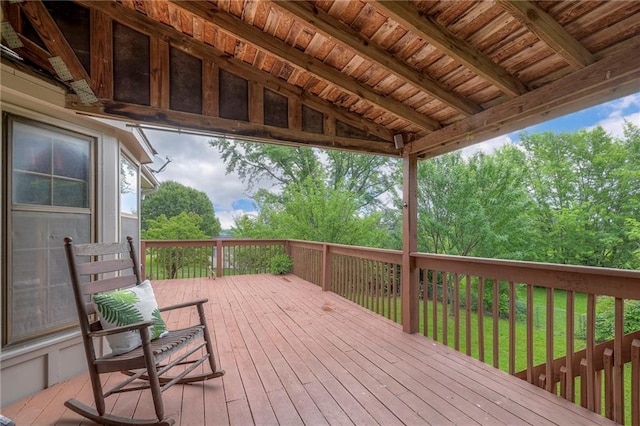 324 N Persimmon Dr, Olathe, KS 66061 - view of wooden terrace
