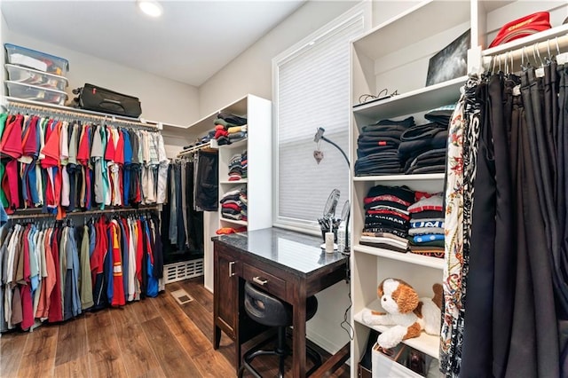 21115 W 186th Ter, Spring Hill, KS 66083 - walk in closet with wood finished floors