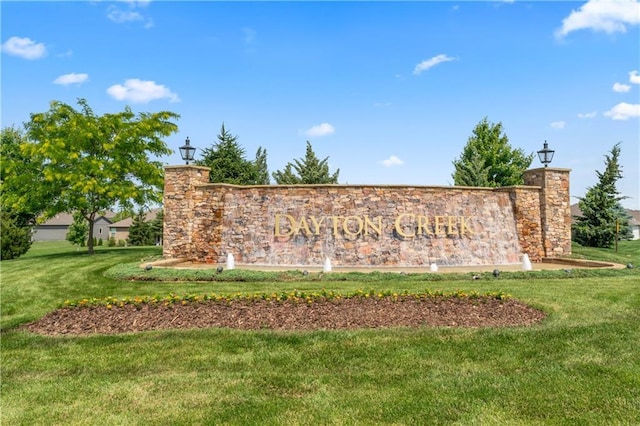 21115 W 186th Ter, Spring Hill, KS 66083 - community / neighborhood sign featuring a yard