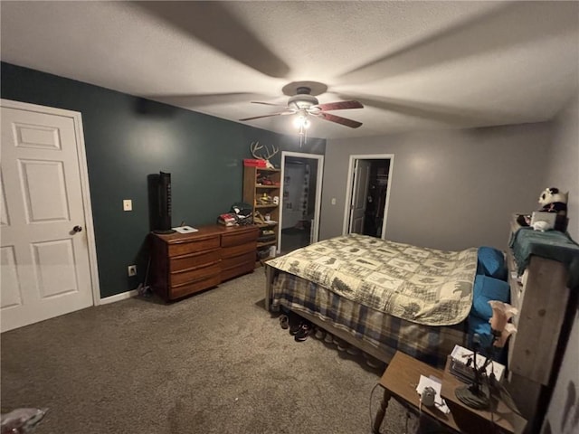 32592 SE 500th Rd, Kincaid, KS 66039 - bedroom featuring carpet and ceiling fan