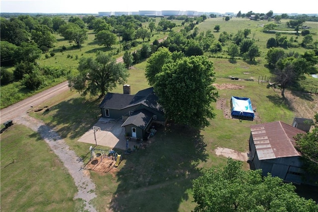 4004 Texaco Rd, Cushing, OK 74023 - aerial overview of property's location with rural landscape