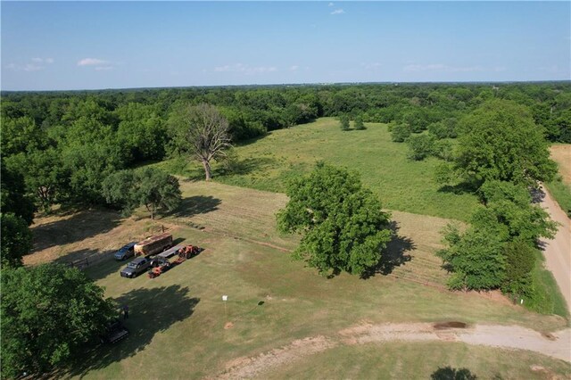 4004 Texaco Rd, Cushing, OK 74023 - aerial overview of property's location featuring a forest