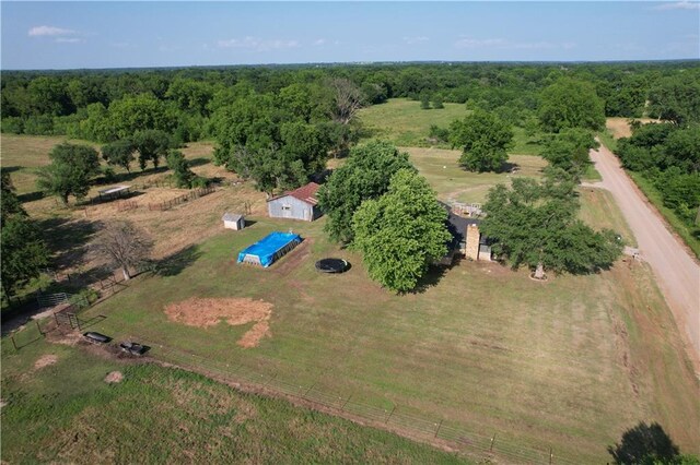 4004 Texaco Rd, Cushing, OK 74023 - aerial overview of property's location featuring rural landscape