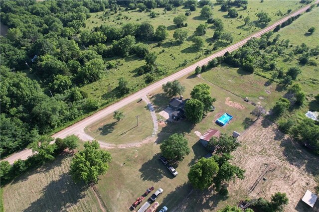 4004 Texaco Rd, Cushing, OK 74023 - aerial view of property's location featuring rural landscape