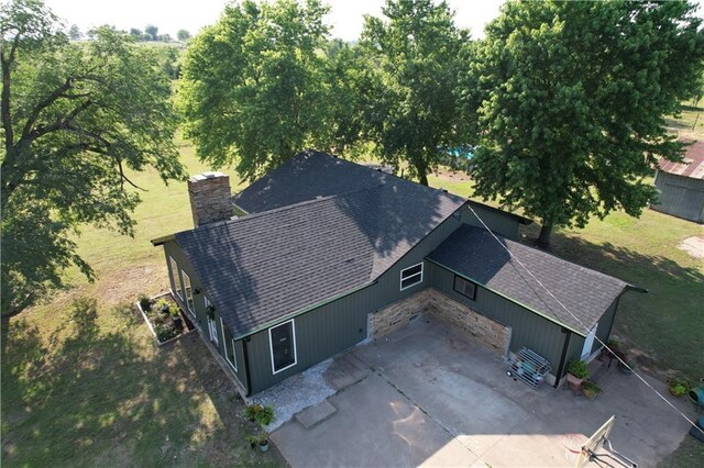 4004 Texaco Rd, Cushing, OK 74023 - view from above of property