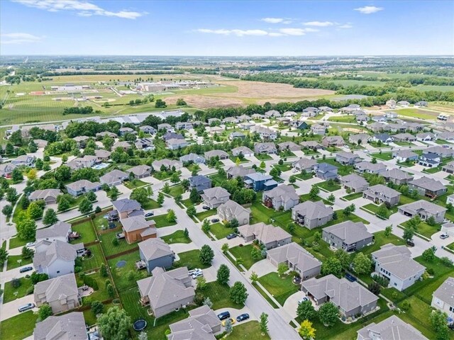 17208 W 198th St, Spring Hill, KS 66083 - aerial overview of property's location featuring nearby suburban area