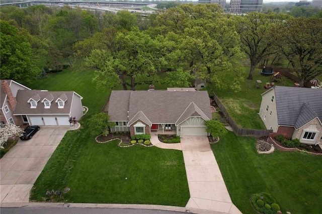 10775 Larsen St, Overland Park, KS 66210 - view from above of property
