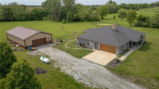 5260 SE Fox Run Rd, Lathrop, MO 64465 - aerial view of property and surrounding area