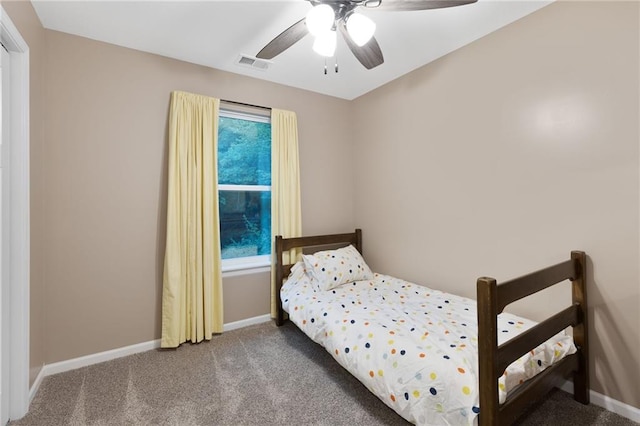 13807 W 47th Ter, Shawnee, KS 66216 - bedroom featuring carpet, baseboards, and ceiling fan