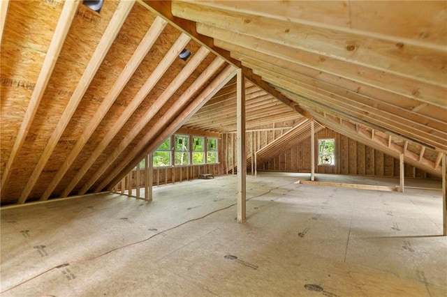 1810 S 98th St, Edwardsville, KS 66111 - view of unfinished attic