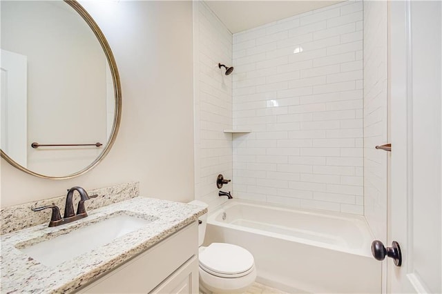 22900 S Ridgeview Dr, Peculiar, MO 64078 - full bathroom featuring vanity,  shower combination, and toilet